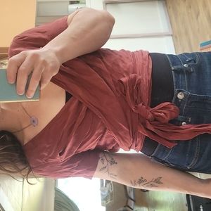 Mara Hoffman Penelope Wrap Top M